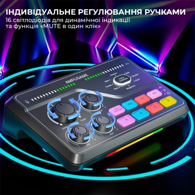 Мікшерний пульт Fifine SC8 Black (SC8) - изображение 12