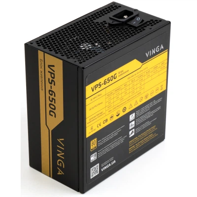 Блок живлення Vinga 650W (VPS-650G) - Фото 10 Блок живлення Vinga 650W (VPS-650G) - зображення 10