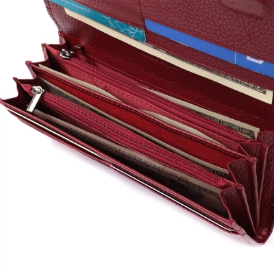 Гаманець ST Leather З натуральної шкіри Червоний (22717) - зображення 2