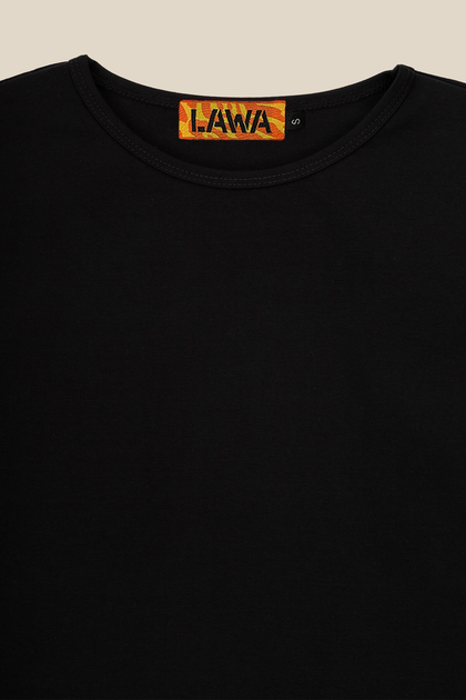 Лонгслив однотонный женский LAWA WBC02348 4XL Черный shop (2000999403934) - изображение 2