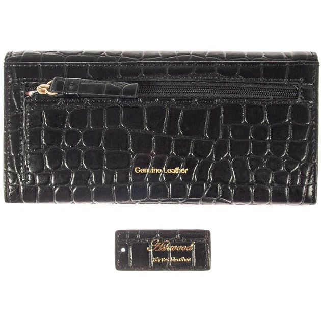 Кошелек длинный Ashwood Черный (C05 BLACK) - изображение 5