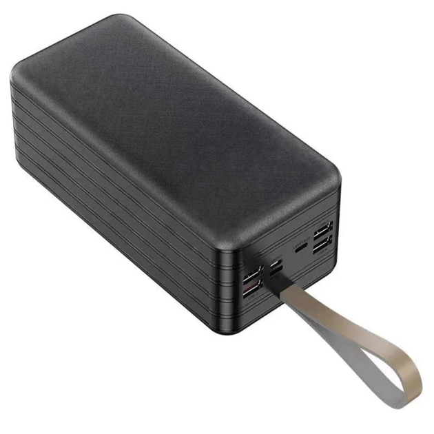 Портативний зовнішній акумулятор Power Bank 100000 mAh чорний - Фото 2 Портативний зовнішній акумулятор Power Bank 100000 mAh чорний - зображення 2