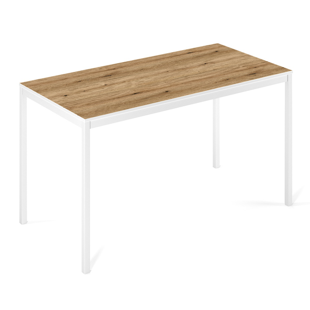 Письменный стол Brevity Loft standart 1400х750х670 Дуб Евок/Белый металл (GATB04100000010) - Фото 1 Письменный стол Brevity Loft standart 1400х750х670 Дуб Евок/Белый металл (GATB04100000010) - изображение 1