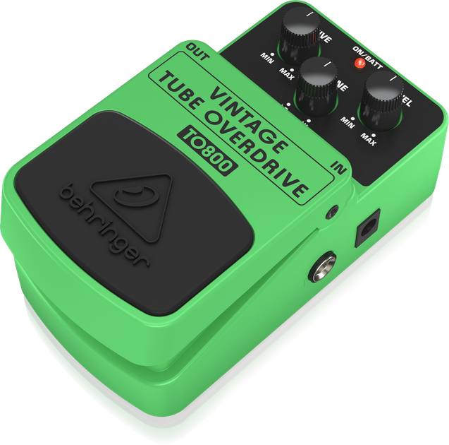 Педаль ефектів Behringer VINTAGE TUBE OVERDRIVE TO800 (4033653051552) - зображення 2