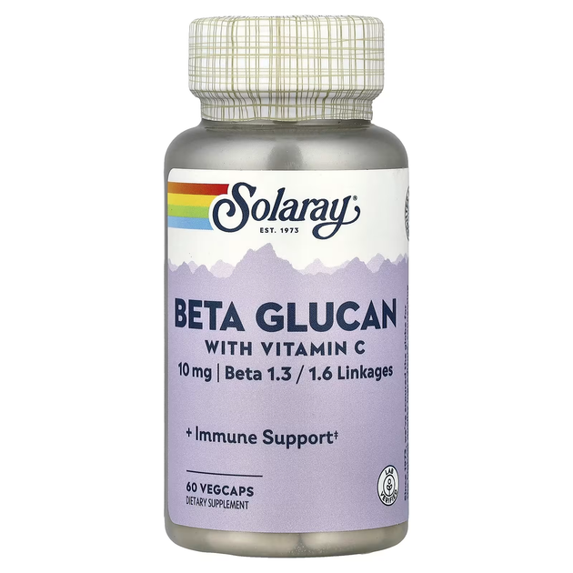 Бета-глюкан із вітаміном C, 60 капсул VegCap