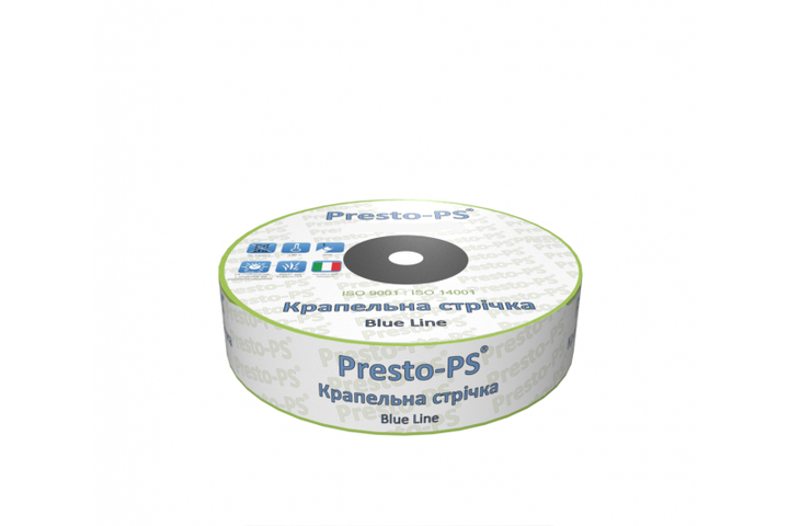 Крапельна стрічка Presto-PS емітерна 3D Tube крапельниці через 10 см витрата 1,38 л/год, довжина 500 м (3D-7-10-500) - изображение 2