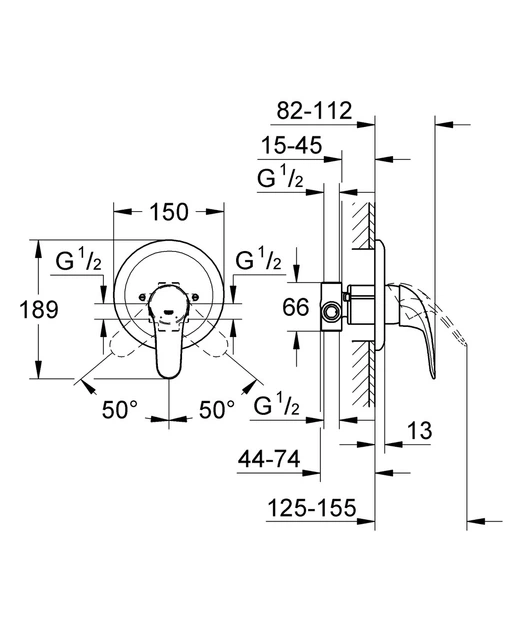 Змішувач для душу Grohe Euroeco New (32742000) ( 28596 ) - изображение 2