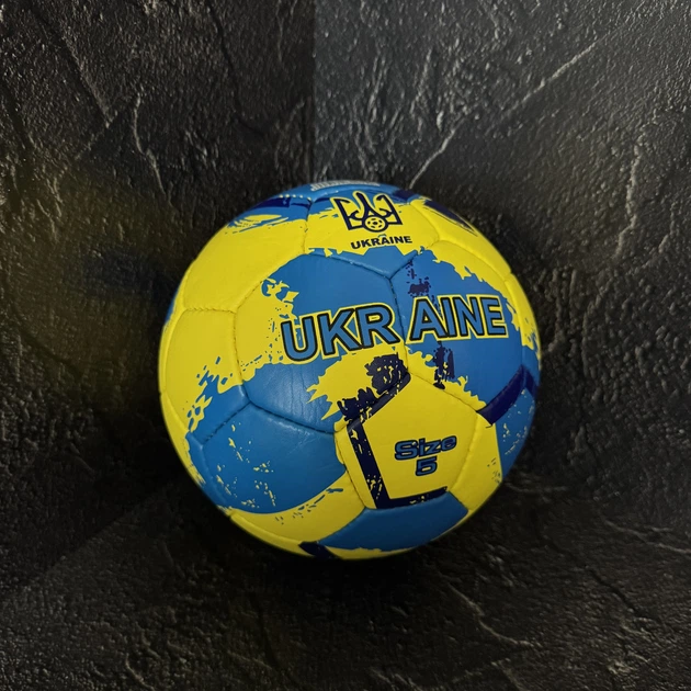 Мяч футбольный Zelart UKRAINE BALLONSTAR 5 FB-7579 - изображение 6
