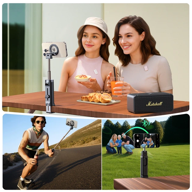  Selfie-tripod JOYROOM JR-ZS509 Black (6956116782320) - obraz 3