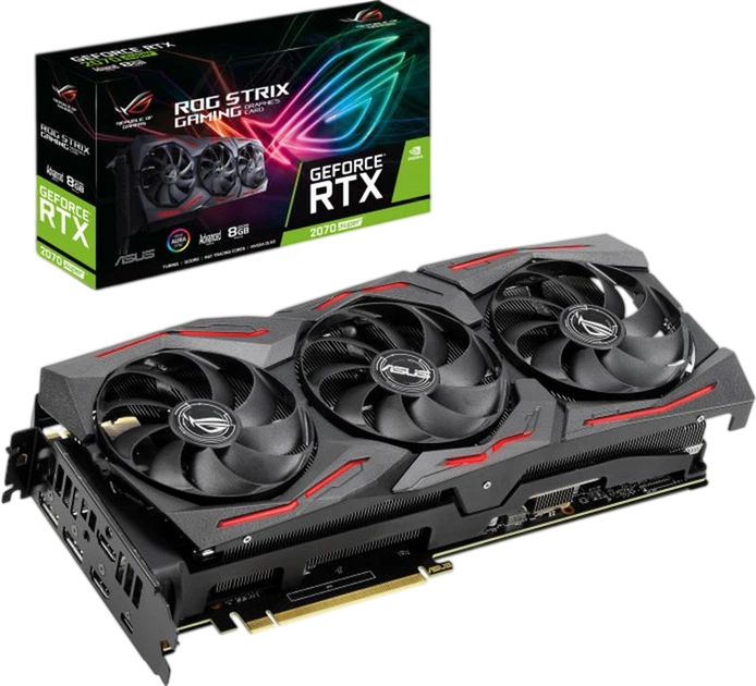 Відеокарта GeForce RTX 2070 Super 8GB Asus ROG Strix Gaming Advanced Edition (ROG-STRIX-RTX2070S-A8G-GAMING) Б/В - Фото 1 Відеокарта GeForce RTX 2070 Super 8GB Asus ROG Strix Gaming Advanced Edition (ROG-STRIX-RTX2070S-A8G-GAMING) Б/В - изображение 1