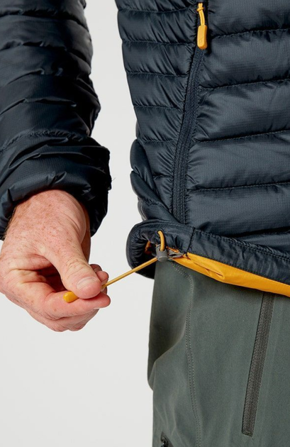 Куртка чоловіча зимова Rab Microlight Alpine Jacket, Beluga, S (RB QDB-12-BE-S) - Фото 6 Куртка чоловіча зимова Rab Microlight Alpine Jacket, Beluga, S (RB QDB-12-BE-S) - зображення 6