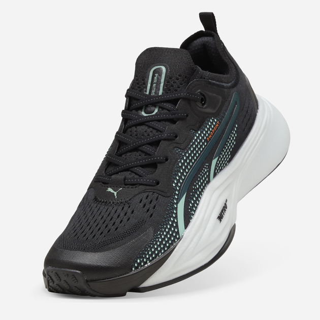 Женские кроссовки для зала Puma PWR NITRO SQD 2 31015018 39 (6UK) 25 см Black/Light Moss/Green Terrain/Orange Glo (4069156439207) - изображение 5
