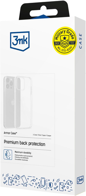 Панель 3MK Armor Case для Apple Apple iPhone 17 Transparent (5903108664332) - зображення 4