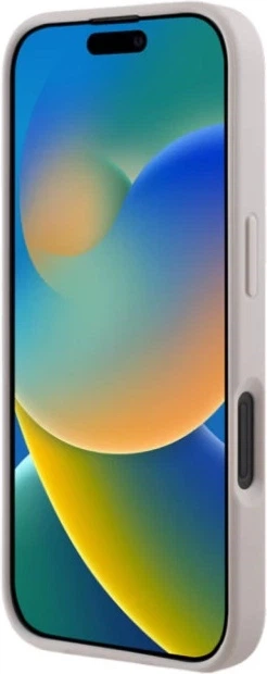 Etui plecki Guess 4G Collection Leather Metal Logo MagSafe do Apple iPhone 16 Pink (GUHMP16SG4GFRP) - obraz 5