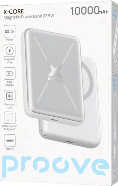 Powerbank Proove X-Core 10000mAh 22.5W Silver/White (PNXC22010006) - obraz 2