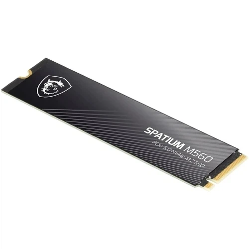 Твердотільний накопичувач SSD 1Tb, Spatium M560, PCI-E 5.0 x4, M.2 2280, 3D TLC, 10200/8400 МБ/с MSI (teh0019811) - Фото 2 Твердотільний накопичувач SSD 1Tb, Spatium M560, PCI-E 5.0 x4, M.2 2280, 3D TLC, 10200/8400 МБ/с MSI (teh0019811) - зображення 2