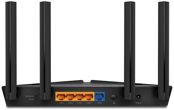 Маршрутизатор TP-LINK Archer AX23 WiFi6 / AX1800 / 1 Гбіт/с / Підтримка технології OneMESH Чорний - Фото 4 Маршрутизатор TP-LINK Archer AX23 WiFi6 / AX1800 / 1 Гбіт/с / Підтримка технології OneMESH Чорний - зображення 4