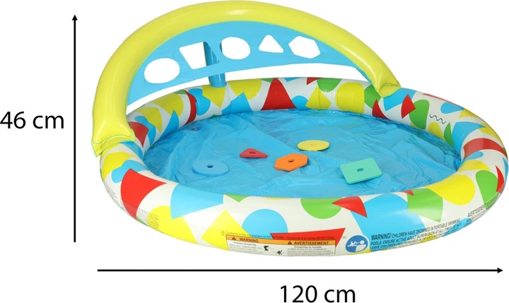 Basen dla dzieci Bestway z sorterem 120 x 117 x 46 cm (5903039746947) - obraz 9