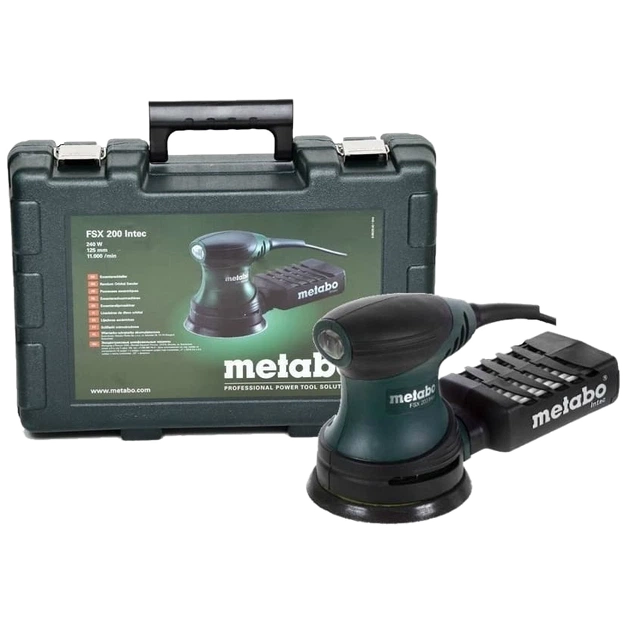Эксцентриковая шлифмашина Metabo FSX 200 Intec (609225500) - Фото 1 Эксцентриковая шлифмашина Metabo FSX 200 Intec (609225500) - изображение 1