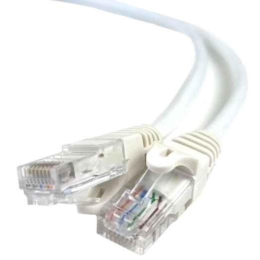 Патч-корд EServer UTP CAT5e білий 1 м - Фото 1 Патч-корд EServer UTP CAT5e білий 1 м - зображення 1