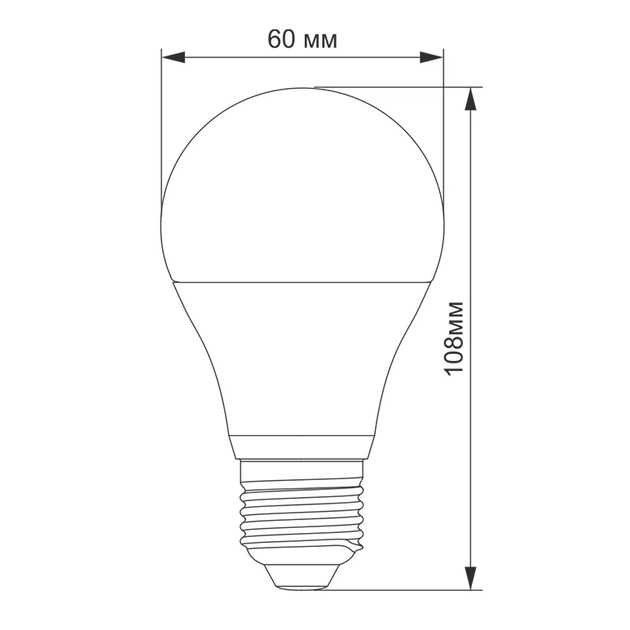 LED лампа TITANUM А60 10W E27 4100K 220V - Фото 2 LED лампа TITANUM А60 10W E27 4100K 220V - зображення 2