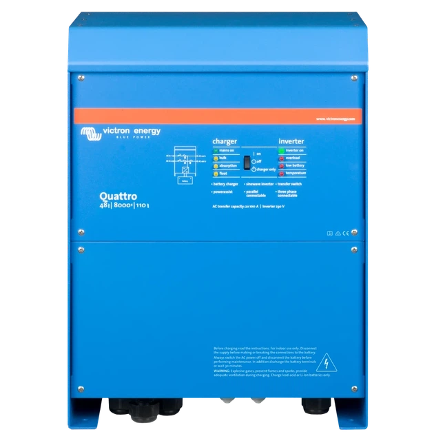 Інвертор Victron Energy Quattro 48/15000/200-100/100 однофазний - Фото 1 Інвертор Victron Energy Quattro 48/15000/200-100/100 однофазний - зображення 1