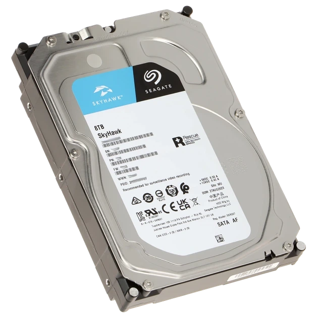 Жесткий диск внутренний Seagate SkyHawk ST8000VX010 8Тб - Фото 1 Жесткий диск внутренний Seagate SkyHawk ST8000VX010 8Тб - изображение 1