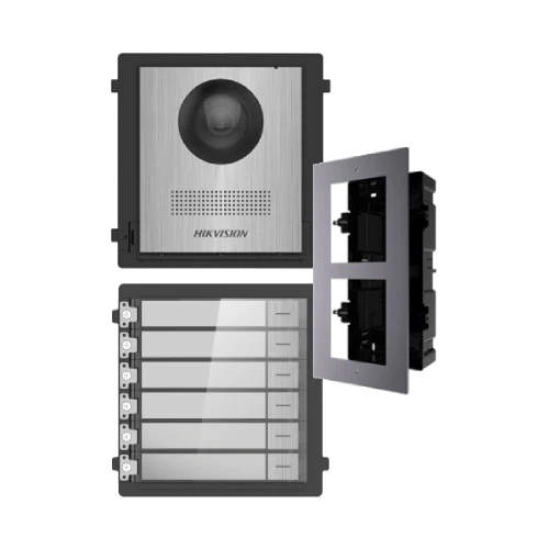 Комплект модулей Hikvision DS-KD8003-IME1NS + DS-KD-ACF2/Plastic + DS-KD-KK/S - Фото 1 Комплект модулей Hikvision DS-KD8003-IME1NS + DS-KD-ACF2/Plastic + DS-KD-KK/S - изображение 1