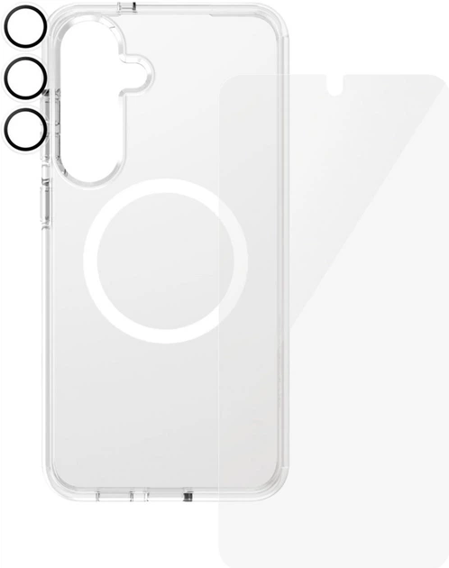 Etui Panzer Glass CARE Flagship 3-in-1 Protection Bundle do Samsung Galaxy S25 Plus Transparent (5715685016141) - obraz 3