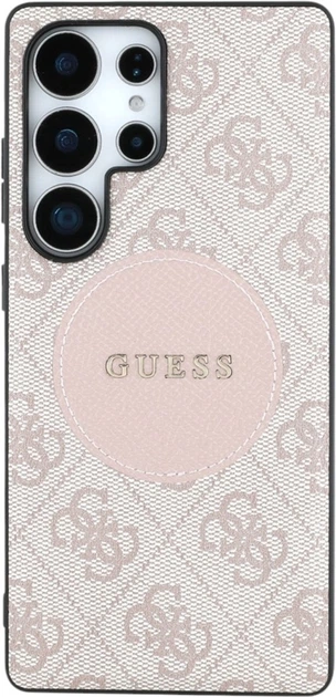 Панель Guess 4G Round Patch Classic Logo MagSafe для Samsung Galaxy S25 Ultra Brown (3666339449001) - зображення 3