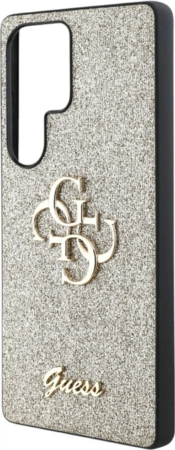 Панель Guess Fixed Glitter Big 4G Metal Logo для Samsung Galaxy S25 Ultra Gold (3666339441692) - зображення 5