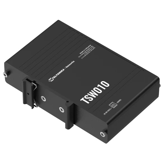 Коммутатор 5 портов неуправляемый Teltonika TSW010 с монтажом на DIN-рейку - изображение 3