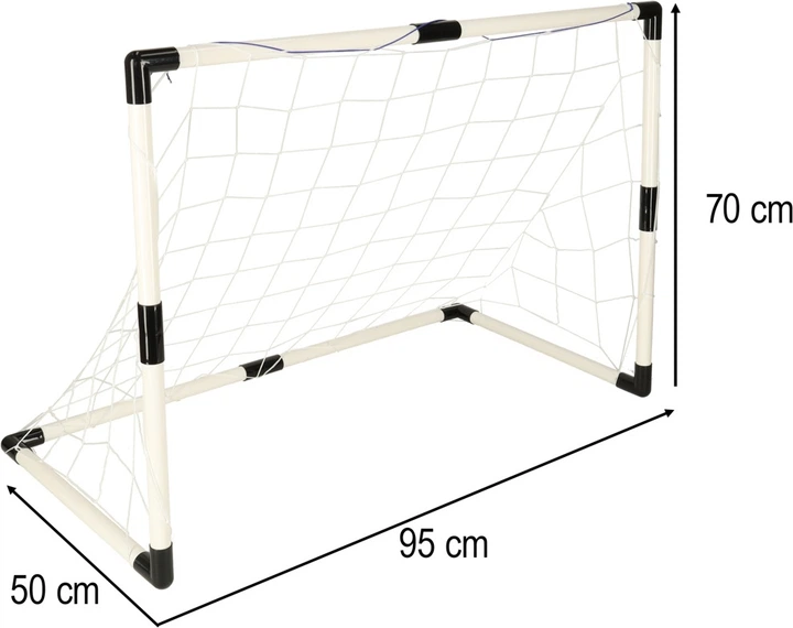Zestaw bramek piłkarskich KIK 95 x 48 x 70 cm 2 szt. KX3208 (5901353675530) - obraz 12