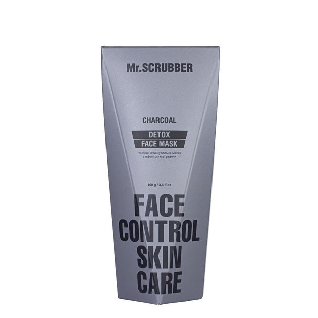 Глубоко очищающая матирующая маска для жирной кожи Mr.Scrubber Detox Face Control с глиной 100 мл - изображение 6