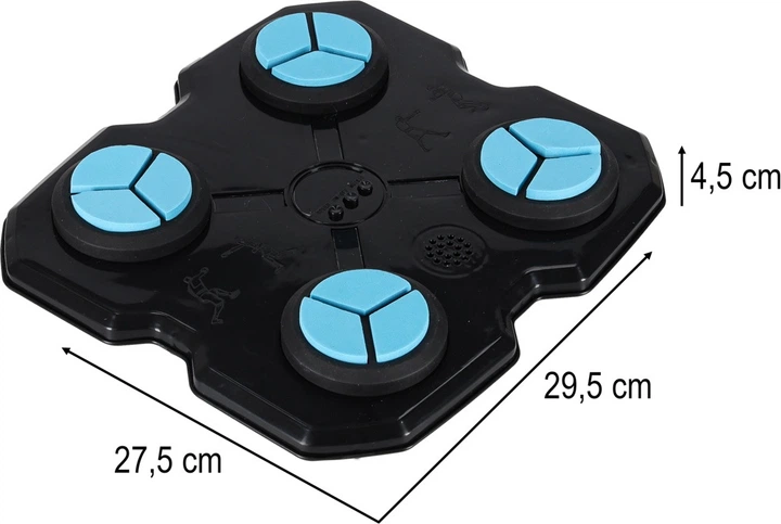 Електронна боксерська мішень KIK LED USB з музикою та рукавичками KX3006 (5903039768130) - зображення 12