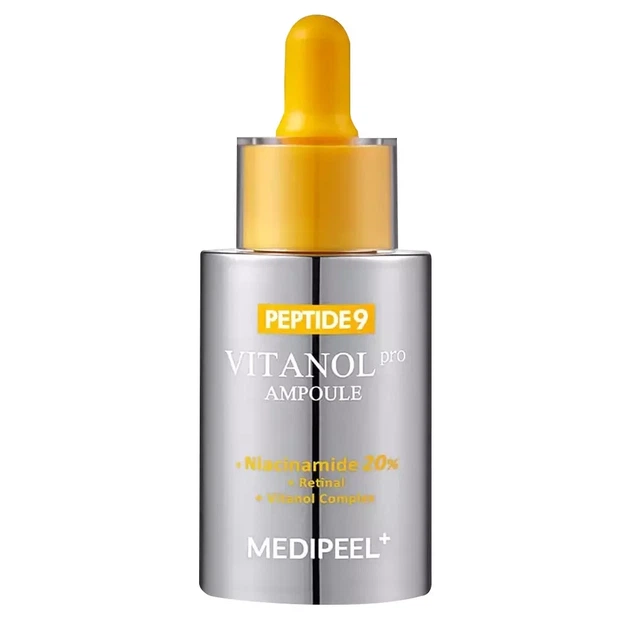 Сыворотка для лица с пептидами и витаминным комплексом Medi-Peel Peptide 9 Vitanol Ampoule Pro 30ml - изображение 2