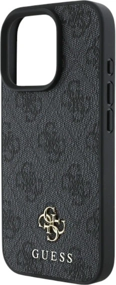 Etui plecki Guess 4G Small Classic MagSafe do Apple iPhone 16 Pro Black (GUHMP16LP4SM4MK) - obraz 6