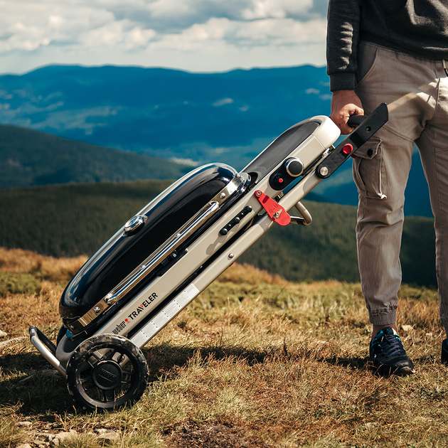 Портативный газовый гриль Weber Traveler 9010075 - изображение 14