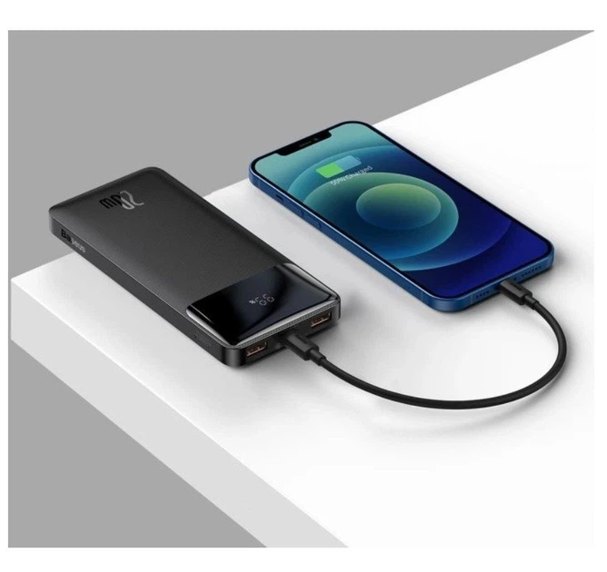 Повербанк Powerbank Baseus PBD10KX Bipow Digital Display 10000mAh 20W - зображення 4