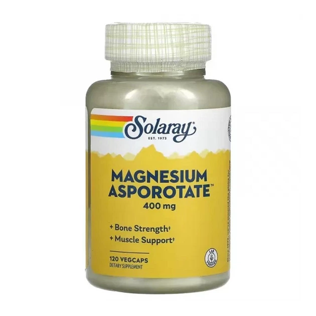 Asporotate™ магнію, 120 капсул VegCap (200 мг в 1 капсулі)