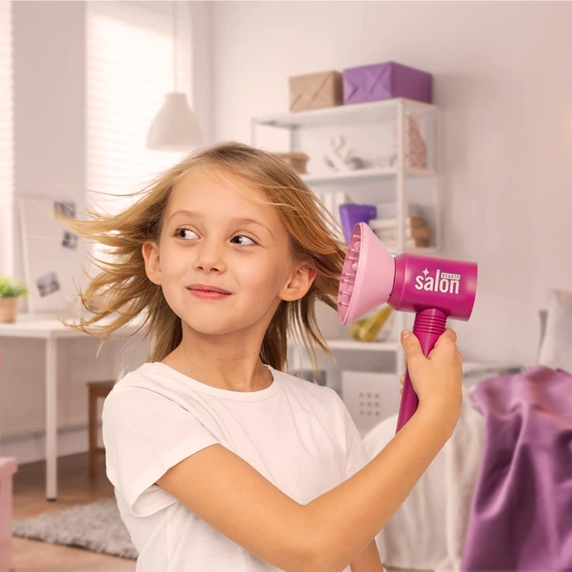 Zestaw fryzjerski KIK ze światłem i dźwiękiem 15 elementów KX2946 (5903039769007) - obraz 14