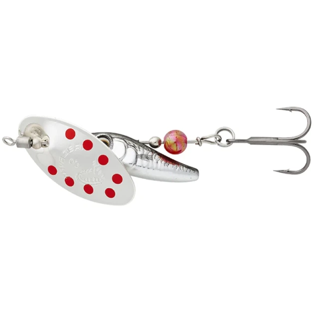 Блешня Savage Gear Sticklebait Spinner #3 9.1g Dirty Silver Red - Фото 1 Блешня Savage Gear Sticklebait Spinner #3 9.1g Dirty Silver Red - зображення 1