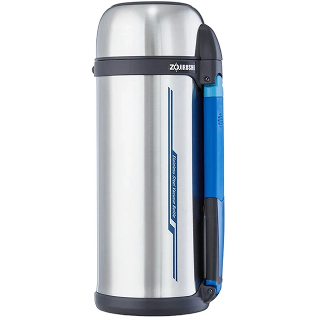 Термос ZOJIRUSHI SF-CС18XA 1.8 л (складаная ручка + ремешок) Steel - Фото 1 Термос ZOJIRUSHI SF-CС18XA 1.8 л (складаная ручка + ремешок) Steel - изображение 1