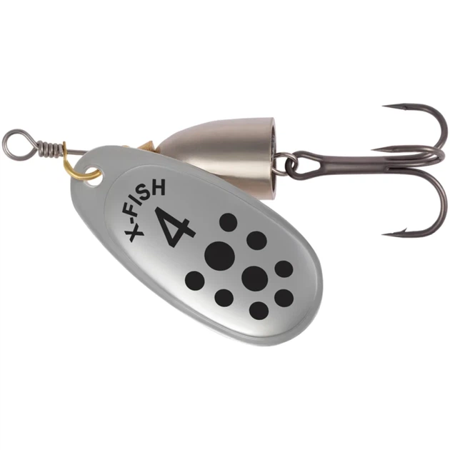 Блесна X-Fish Wolf №4 10g Silver - Фото 1 Блесна X-Fish Wolf №4 10g Silver - изображение 1