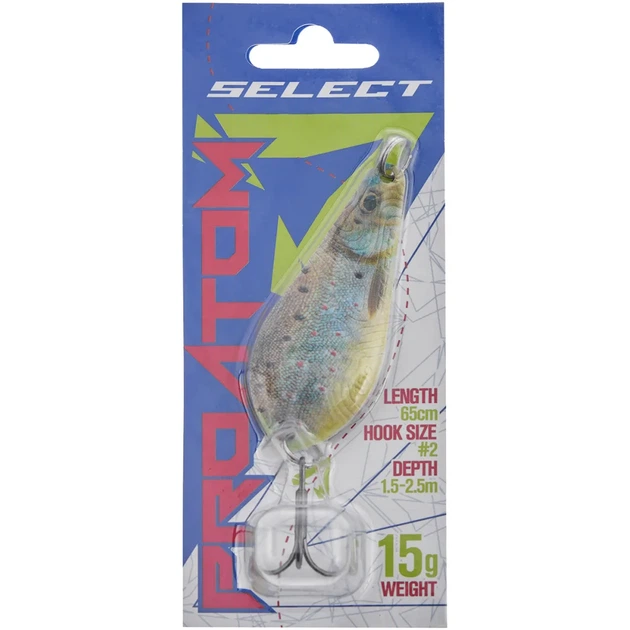Блешня Select ProAtom 15.0g 65mm S47 - Фото 2 Блешня Select ProAtom 15.0g 65mm S47 - зображення 2