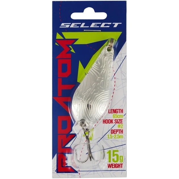 Блесна Select ProAtom 15.0g 65mm #01 - Фото 2 Блесна Select ProAtom 15.0g 65mm #01 - изображение 2