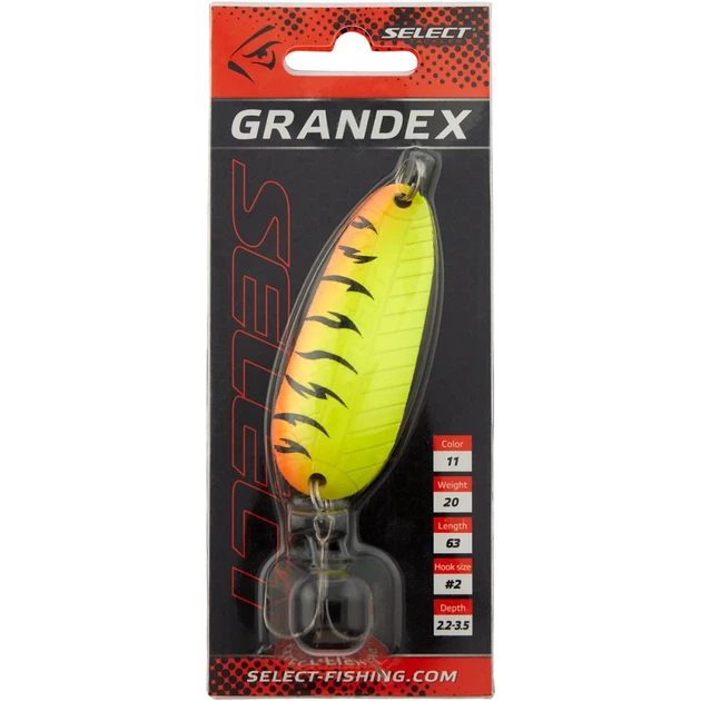 Блесна Select Grandex 20.0g 63mm #11 - Фото 2 Блесна Select Grandex 20.0g 63mm #11 - изображение 2