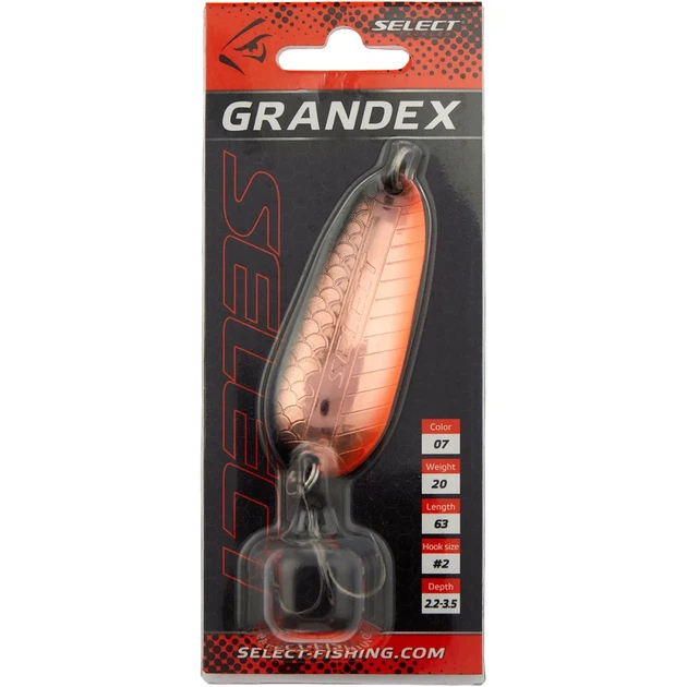 Блесна Select Grandex 20.0g 63mm #07 - Фото 2 Блесна Select Grandex 20.0g 63mm #07 - изображение 2