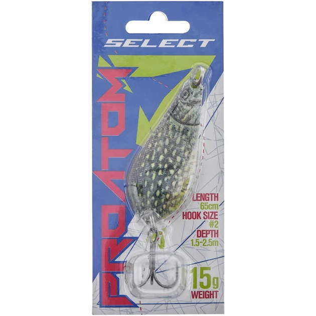 Блесна Select ProAtom 15.0g 65mm S51 - Фото 2 Блесна Select ProAtom 15.0g 65mm S51 - изображение 2