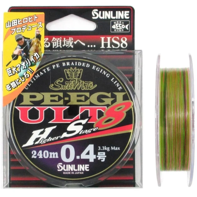 Шнур Sunline PE EGI ULT HS8 180m #0.7/0.138 mm 5.3 kg - зображення 2